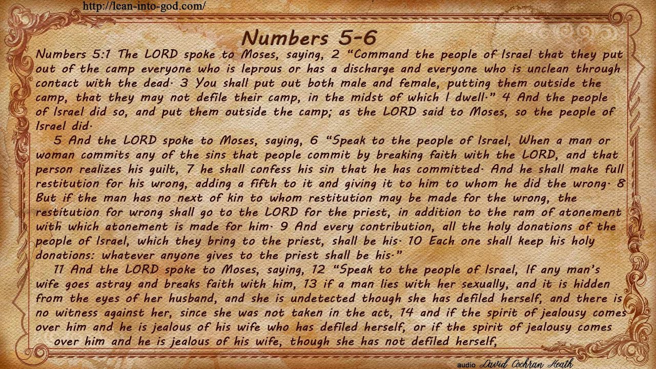 Numbers 5-6