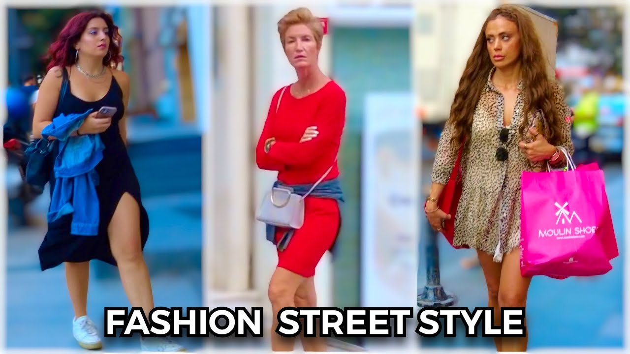 Street Style Outfit Idea In Istanbul [4K] 👗👛👒 Fashion style 🇹🇷