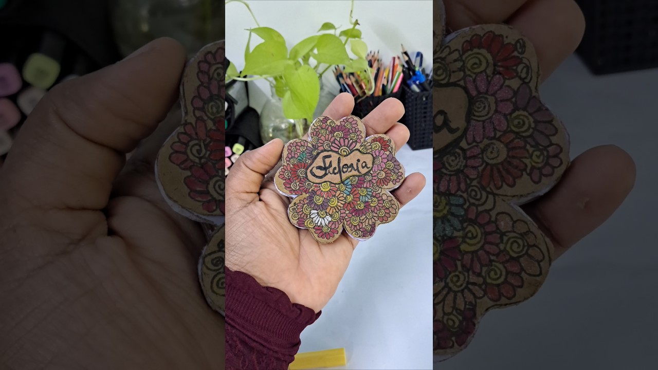 flower mini note book ഉണ്ടാക്കിയാലോ | floral mini note book idea| fidha hashim |