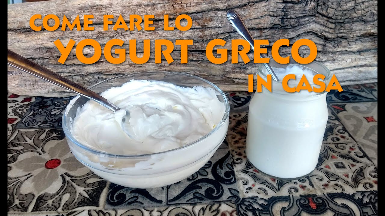 YOGURT GRECO fatto in casa con ingredienti di prima scelta