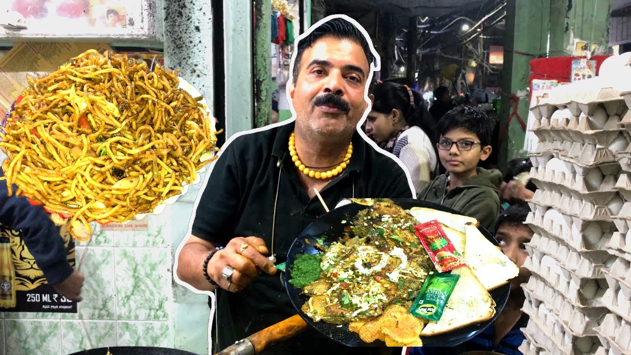 Phali Bar Chowmin Omelette 🥵😳At Sikander Omelette Chawri Bazar Delhi Street Food With Ronak Foodie