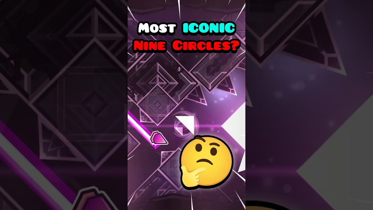 Какой уровень NINE CIRCLES самый лучший в истории GEOMETRY DASH?