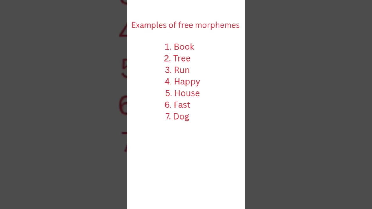 #Morpheme