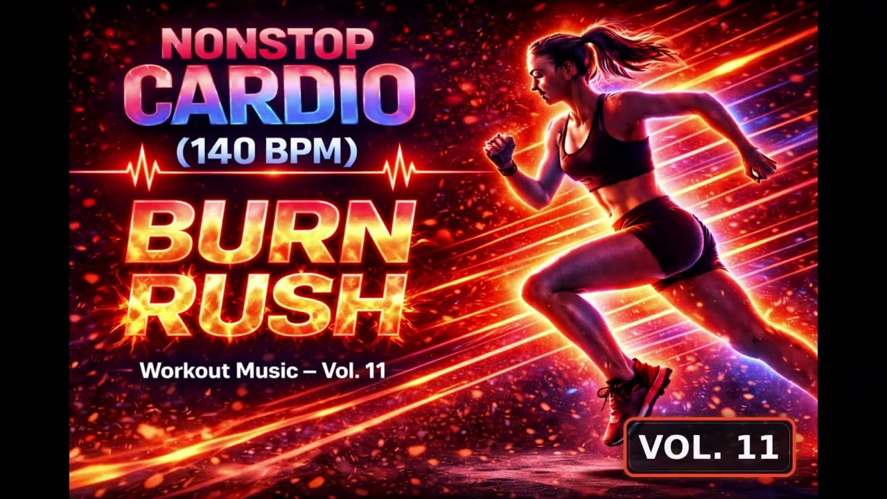 NONSTOP CARDIO (140 BPM) | BURN RUSH Workout Music — Vol. 11