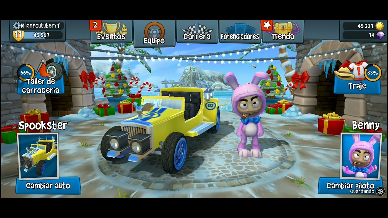 Jugando por primera ves bb racing 2 y quede en primer puesto en 3 carreras🔥🔥🔥🔥😎😎😎