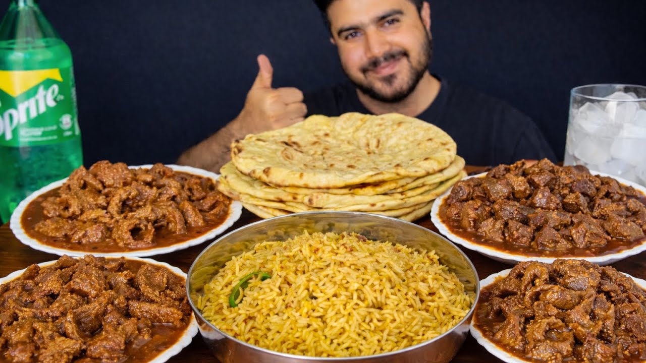 ASMR  EATING SPICY MUTTON BOTI CURRY SPICY MUTTON LIVER CURRY WITH RICE DRINK    MUKBANG