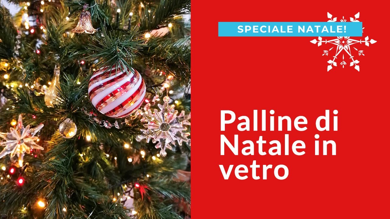 Palline di Natale in vetro Murano