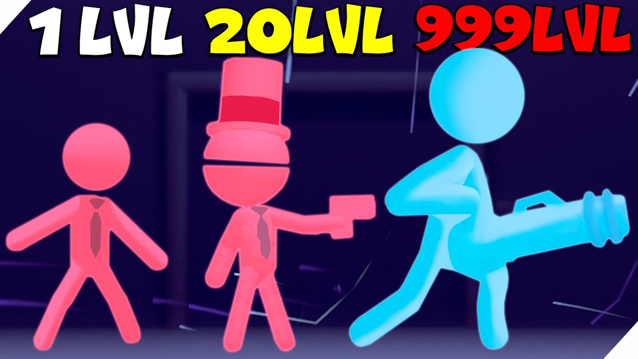 🌞ЭВОЛЮЦИЯ КАРАТЭ СТИКМЕНА, Максимальный уровень! Stick it to the Stickman