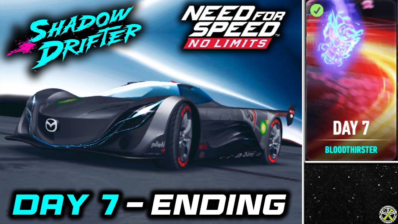 NFS No Limits | Day 7 - ENDING - Mazda Furai | Shadow Drifter