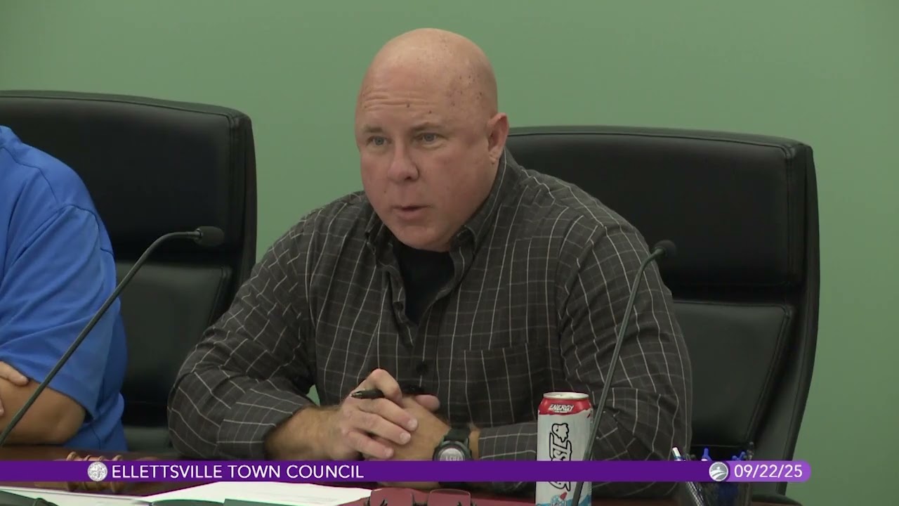 Ellettsville Town Council, September 22, 2025