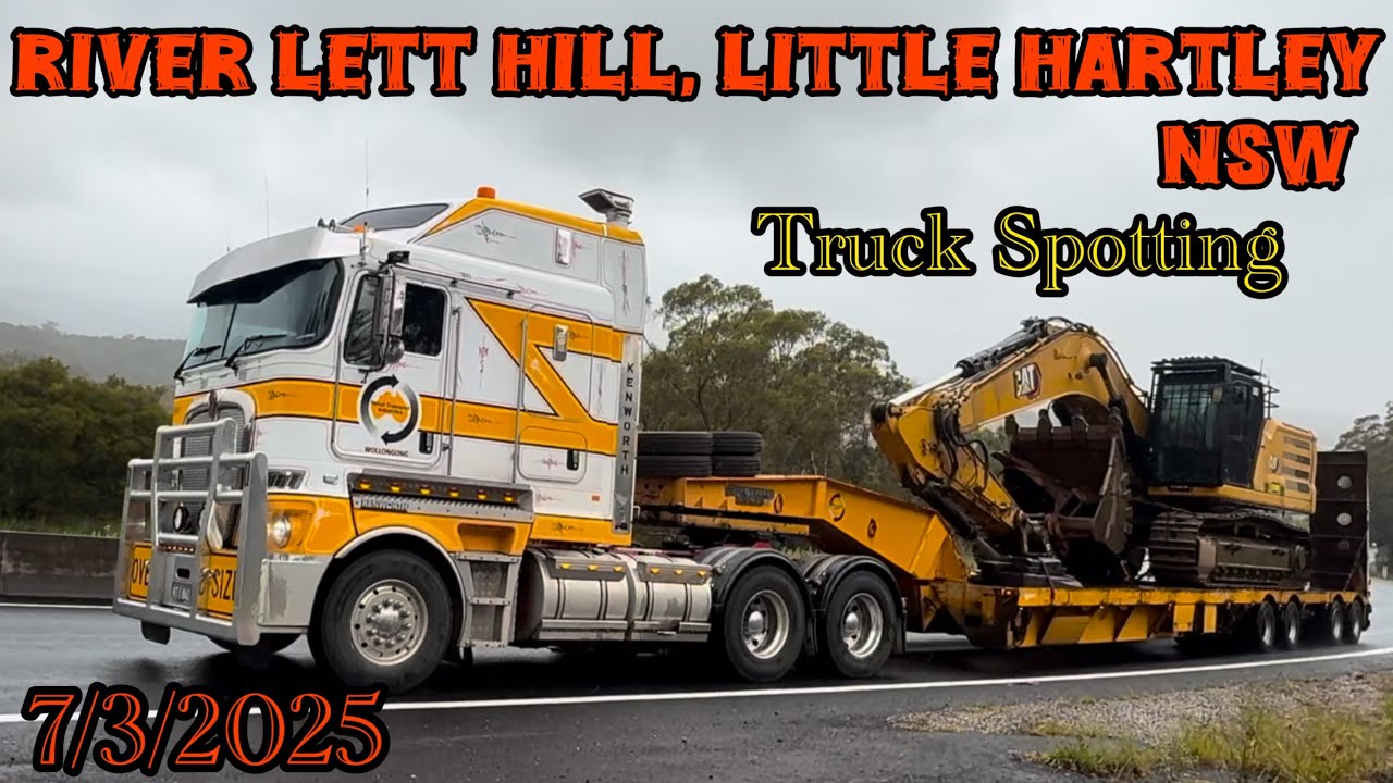 Truck Spotting River Lett Hill Little Hartley NSW 7/3/2025 #trucking #truck