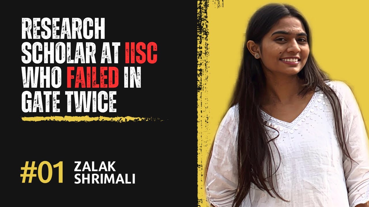 Research scholar at IISc who failed in GATE twice | My real journey #iisc #iit #gate  #motivational 