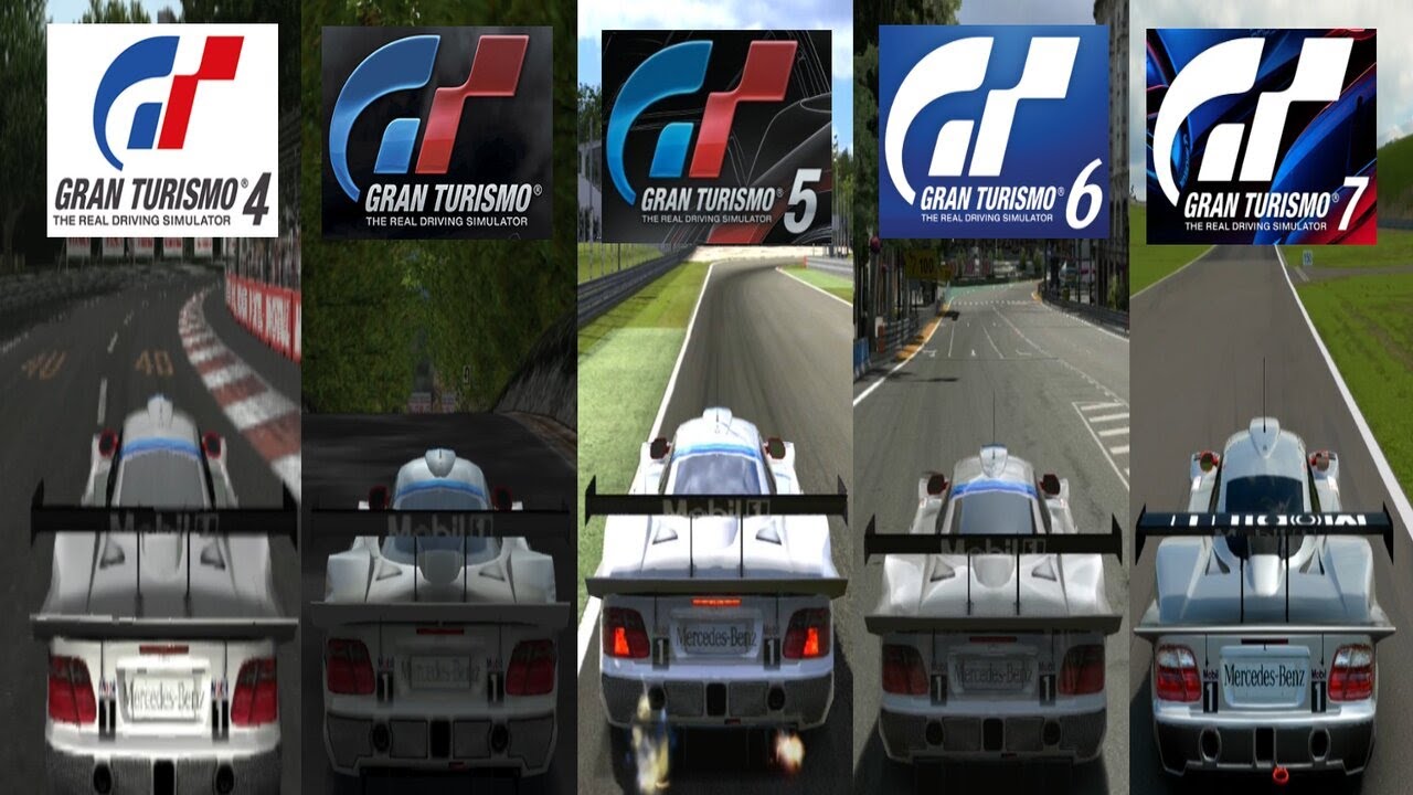 Evolution of the Mercedes-Benz CLK-LM in Gran Turismo