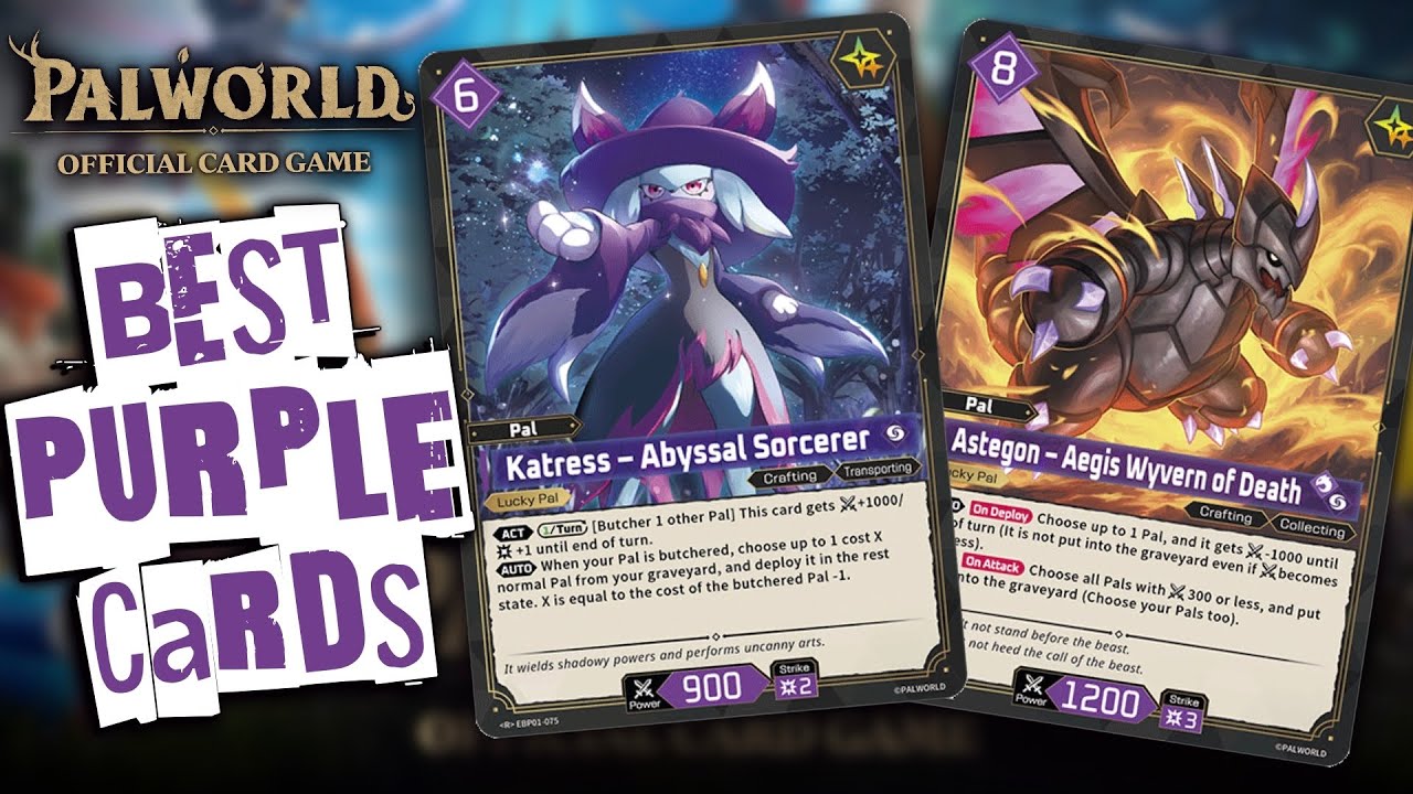 Every PURPLE Palworld Card | BEST and WORST Cards Explained