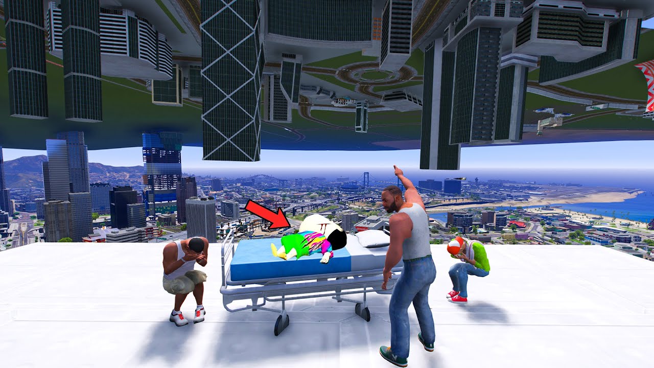 Can Franklin Save Shinchan from the Flipped Indian Bike Driving 3D City in GTA 5!