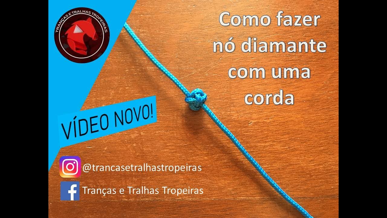 Como fazer nó diamante com uma corda