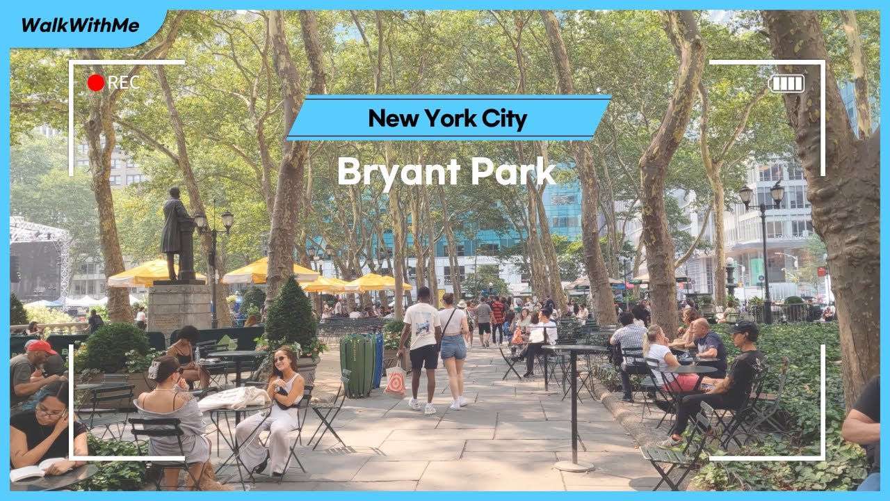Summer Serenity: Exploring Bryant Park in July - NYC's Urban Oasis