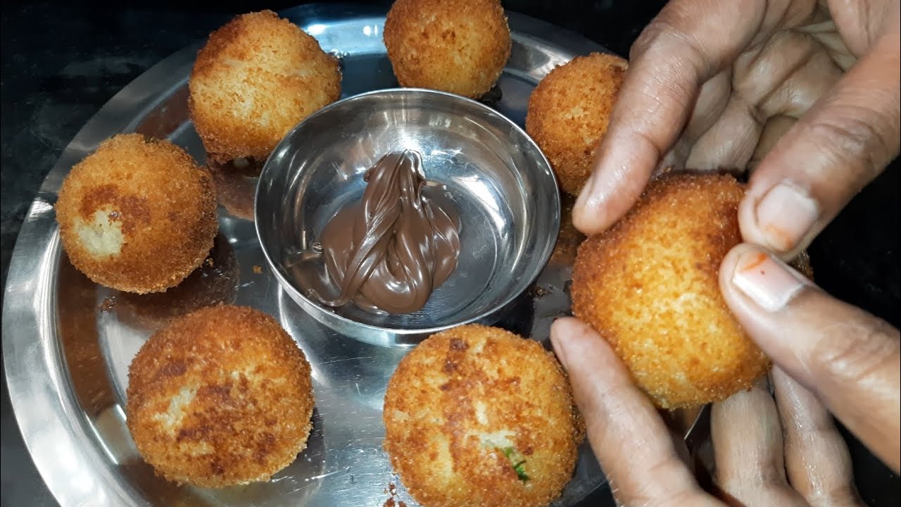 #మళ్లీకొత్తగాట్రైచేసాను సూపర్ టేస్టీగా వచ్చాయ్#పొటాటో స్టఫింగ్ తో బ్రెడ్ బాల్స్