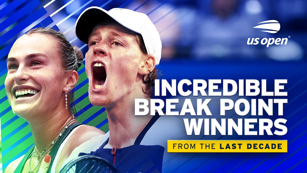 The Most Incredible Break Point Winners From the Last Decade | US Open