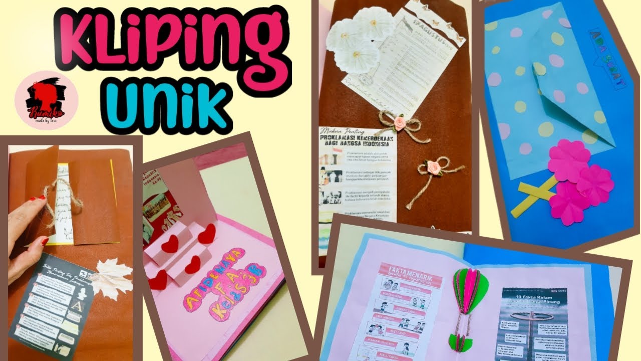Cara Membuat Kliping yang Unik/Contoh Kliping Unik dan Kreatif