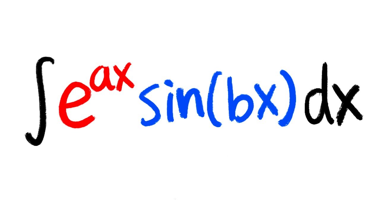 Integral of e^(ax)sin(bx) using complex numbers