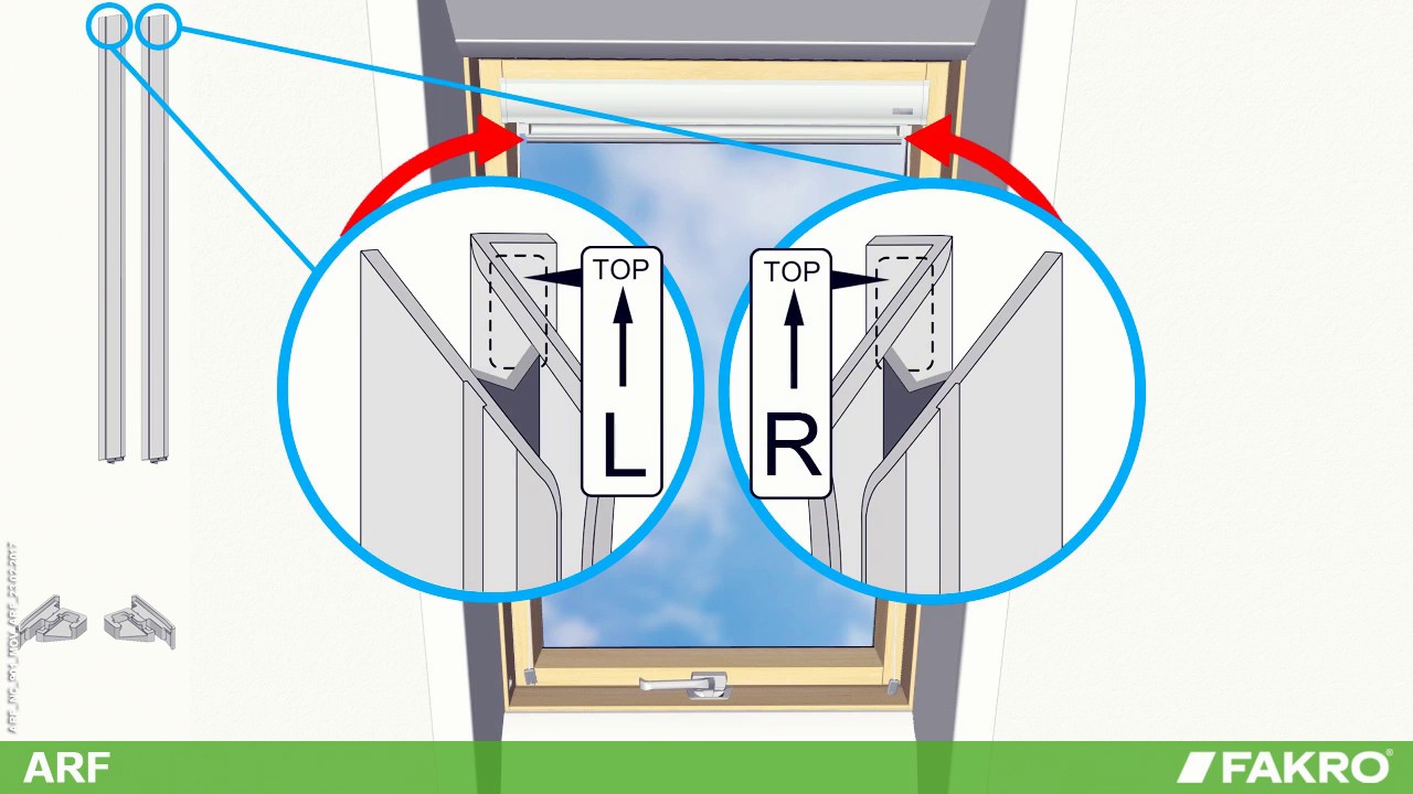 FAKRO roof windows – ARF/ ARP roller blind