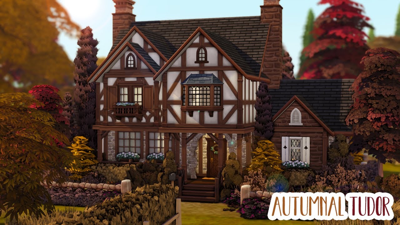 Autumnal Tudor 🍂...(Sims 4 Speed Build)