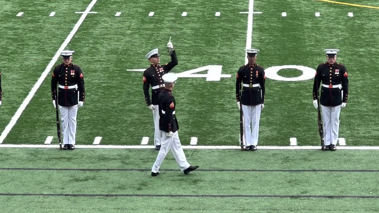 Marine Corps Silent Drill Platoon at Chief Sealth International High School