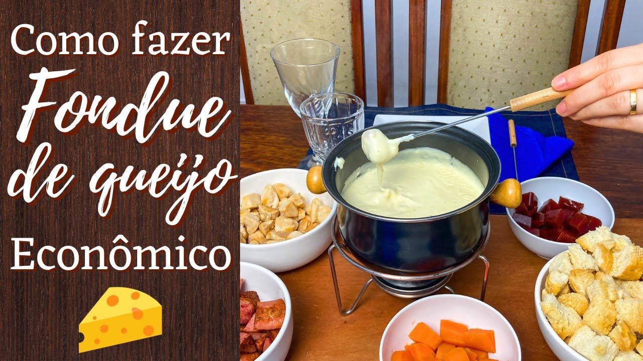 FONDUE DE QUEIJO ECONOMICO, COMO FAZER? | RAPIDO, BARATO E FACIL