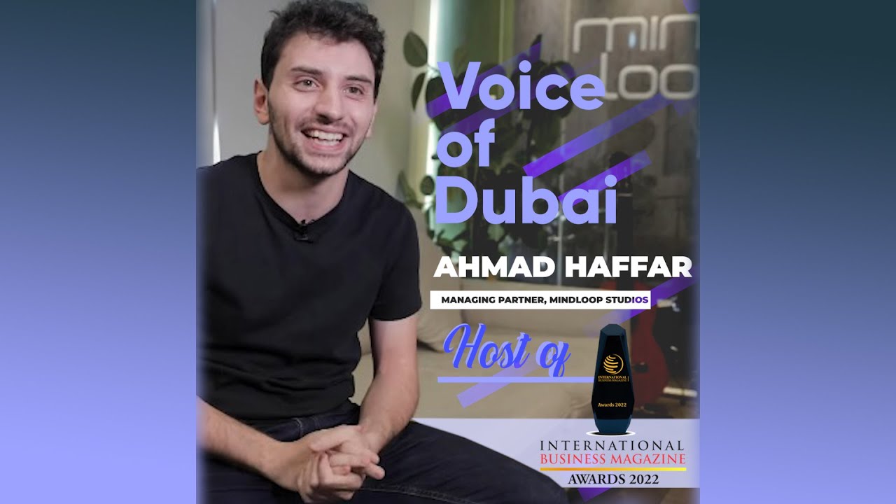 Ahmad Haffar 'Voice of Dubai' Hosts International Business Magazine Awards 2022