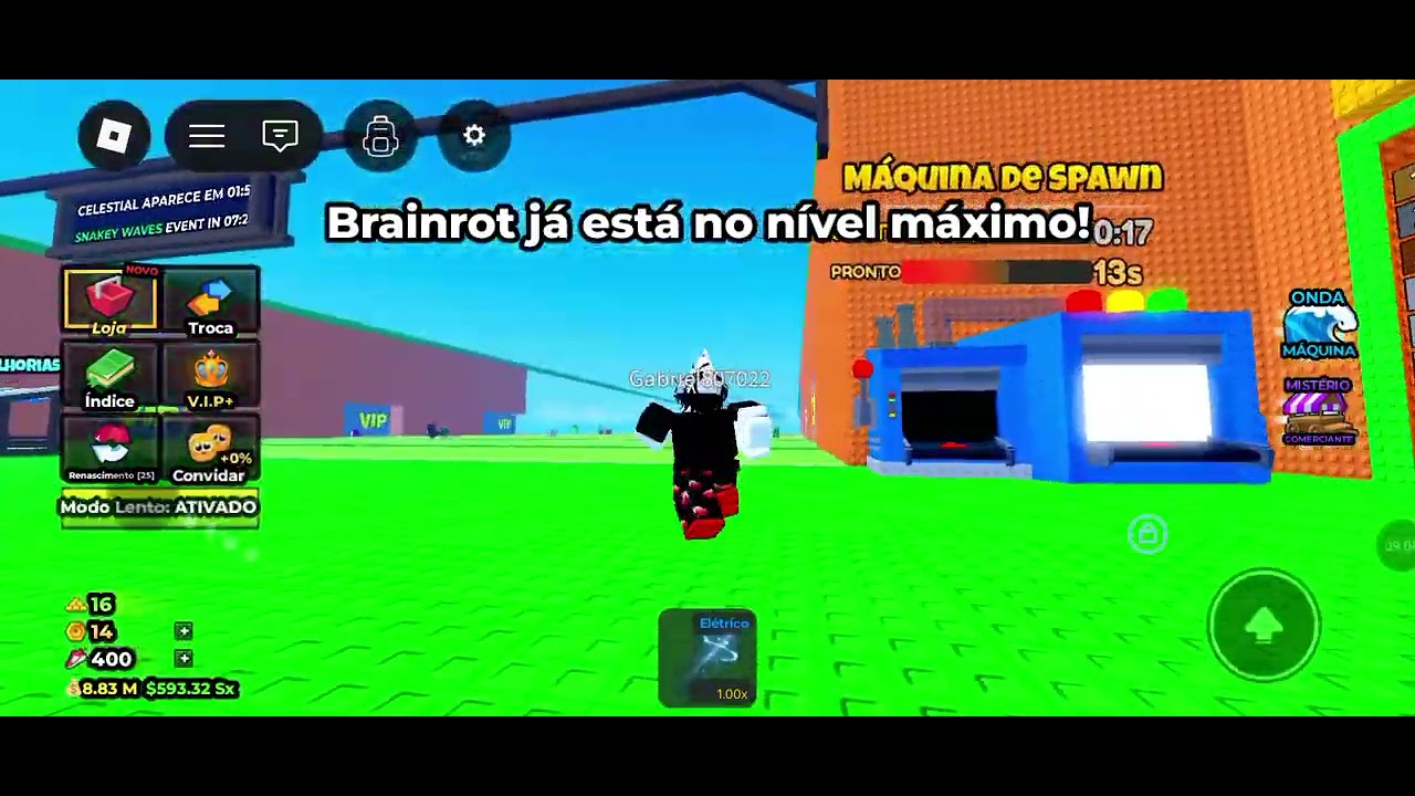 Jogando tsunami brainrot 