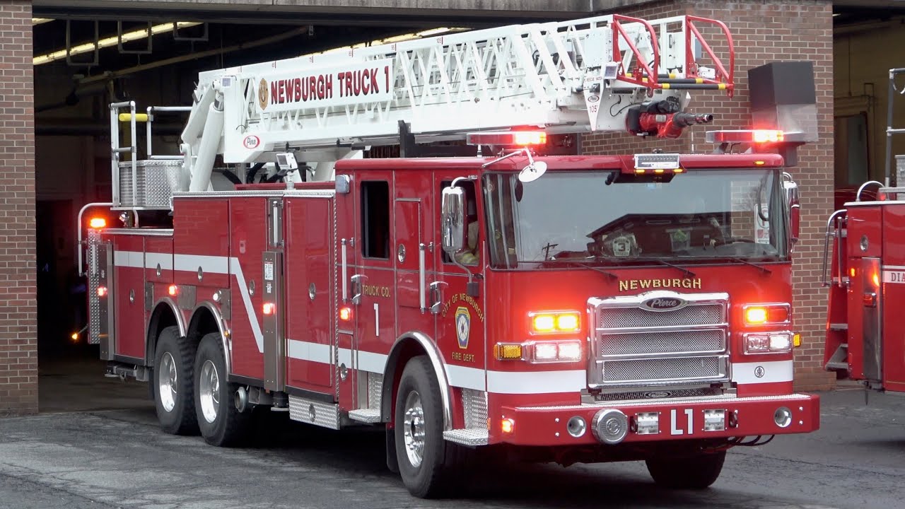 Newburgh FD Car 4, *NEW* Truck 1, & Engine 3 Responding