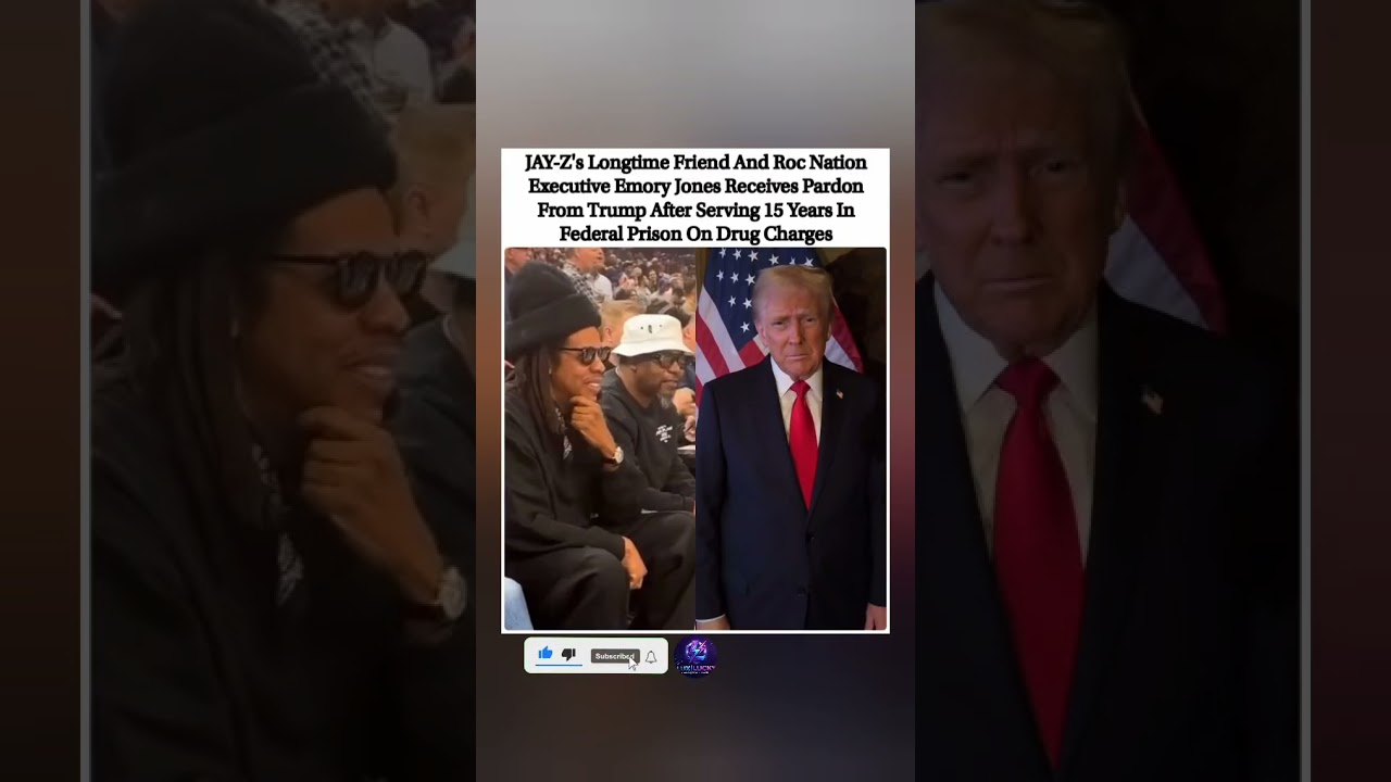 Jay-Z's Best Friend Emory Jones Receives Presidential Pardon After 15 Years! 🏛️📜 #shorts #viral