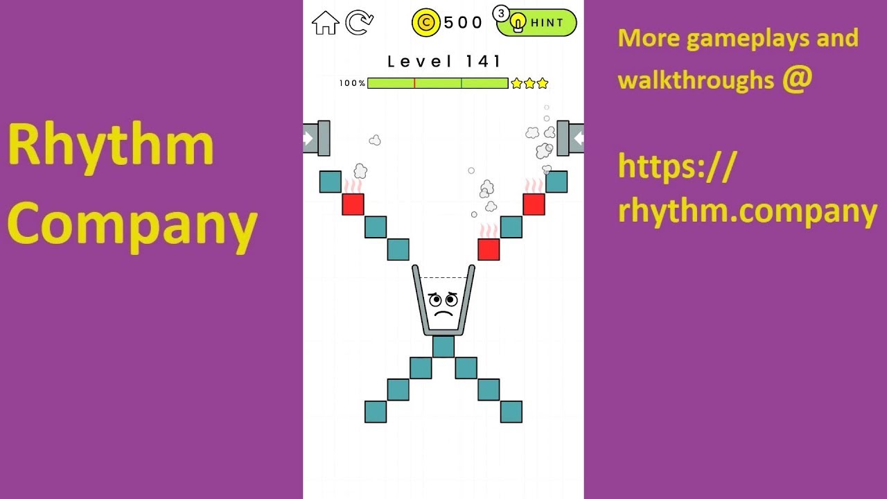 Happy Glass Walkthrough Solution Level 141