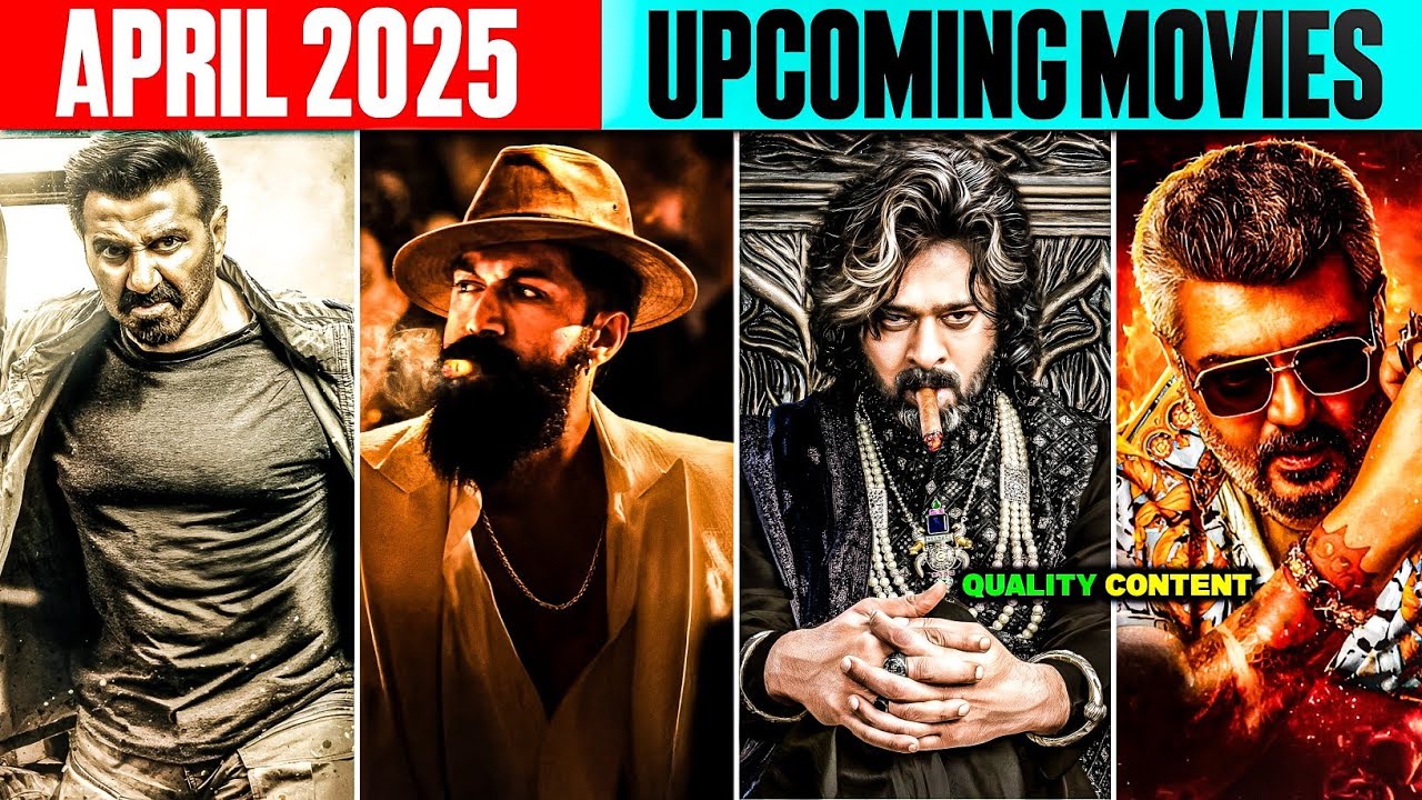 APRIL 2025 | Top 10 Upcoming Indian Movies in April 2025 🔥 | Biggest Bollywood & South Indian Films