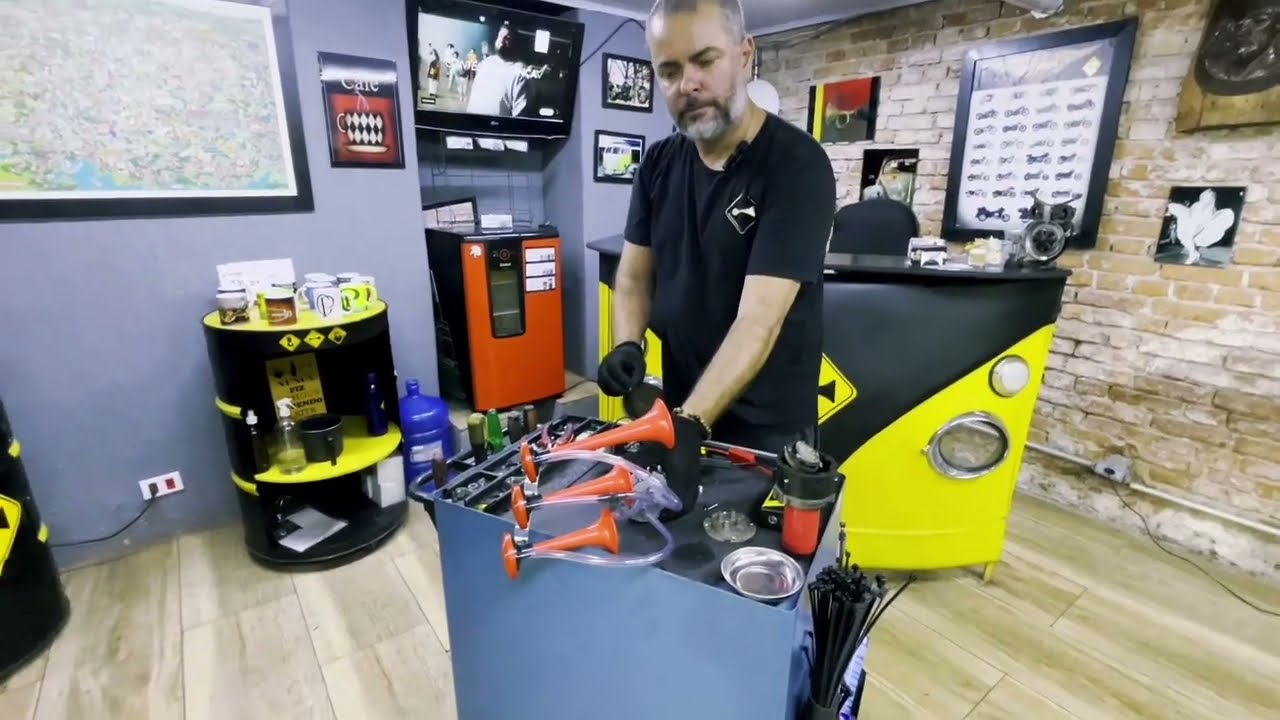 Aprenda como instalar corretamente a Buzina 3 Cornetas com som alternado e Contínuo?