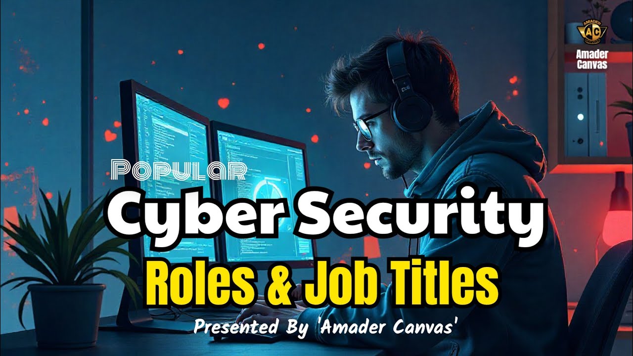 Top Cyber Security Career Roles – Explained in Bangla | Amader Canvas