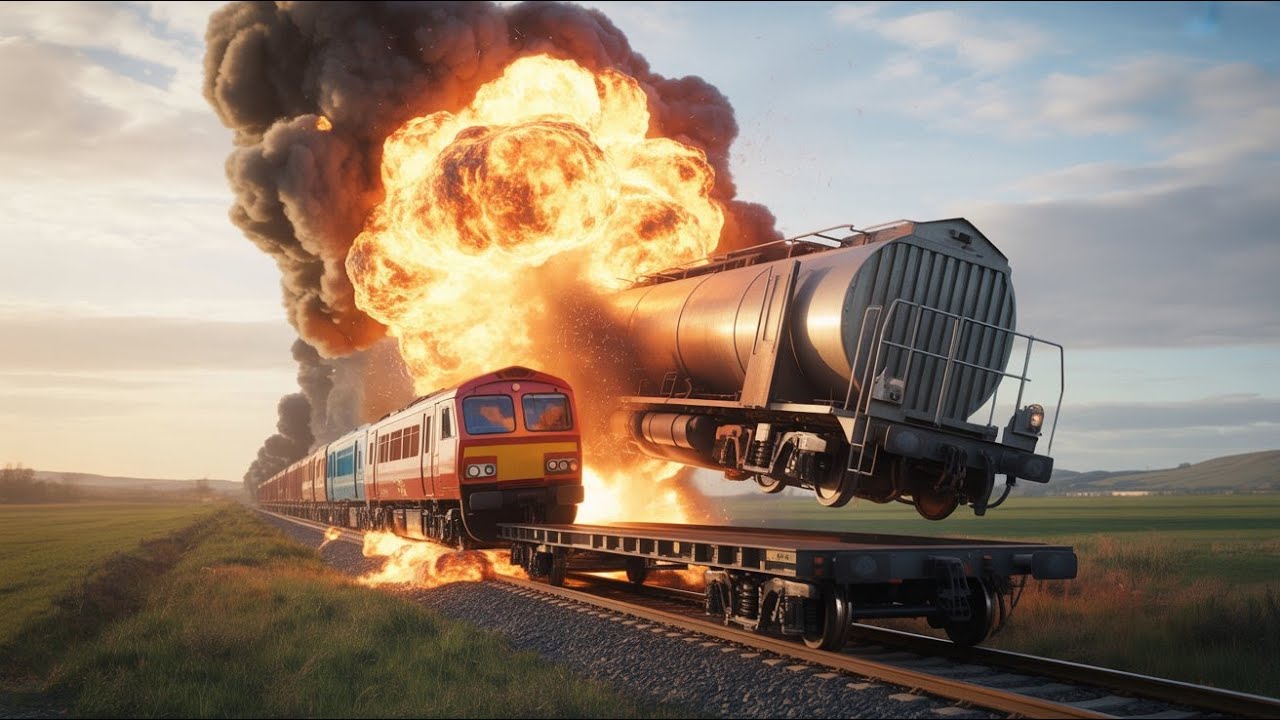 How 12 Ukrainian Drones Obliterated a $127 Million Russian War Train