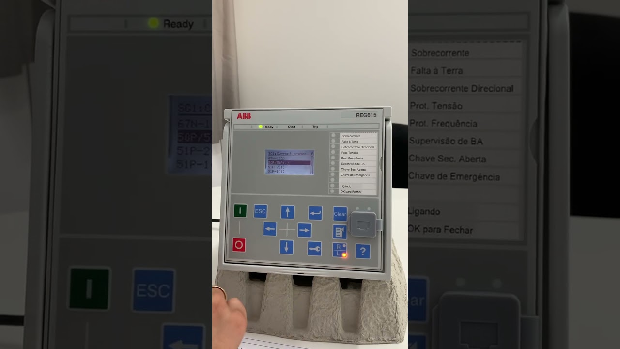 Parametrizando as proteções de Corrente FASE-NEUTRO (50/51P, 50/51N) - Relé ABB REG 615 e REF 615