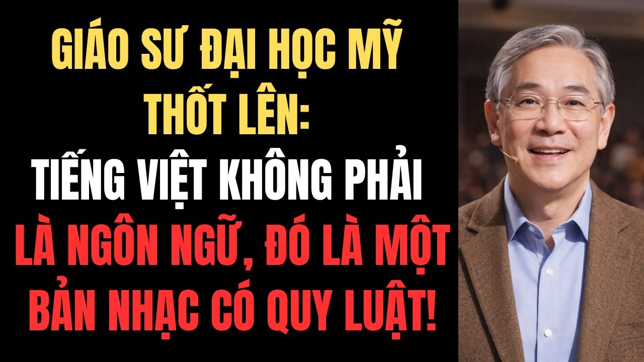 Giáo Sư Đại Học Mỹ Thốt Lên: 