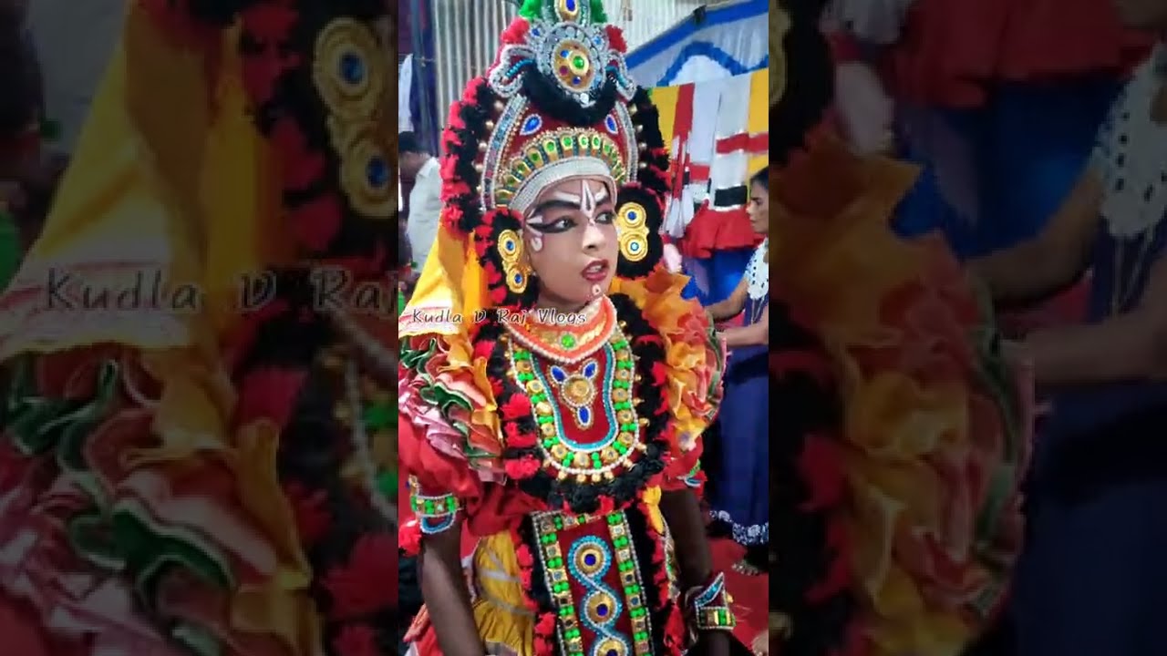 Glimpses of yakshagana make up.Pride of our tulunadu☺️. #mangalore #kudla #yakshagana #tulunadu