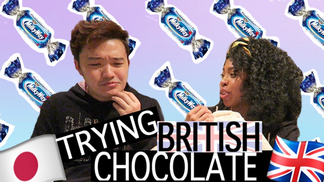 My Japanese Boyfriend tries British Chocolate!