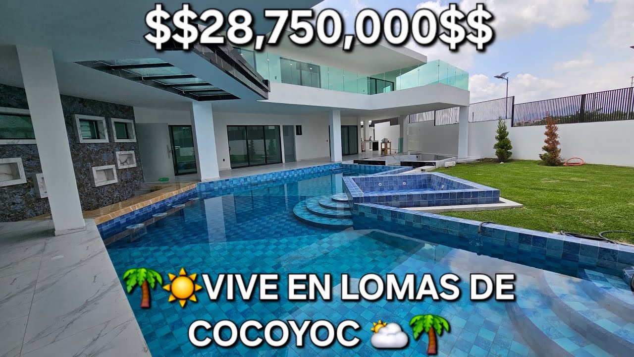 CASA🏡 DE LUJO 🌥EN VENTA EN LOMAS DE COCOYOC 🌴