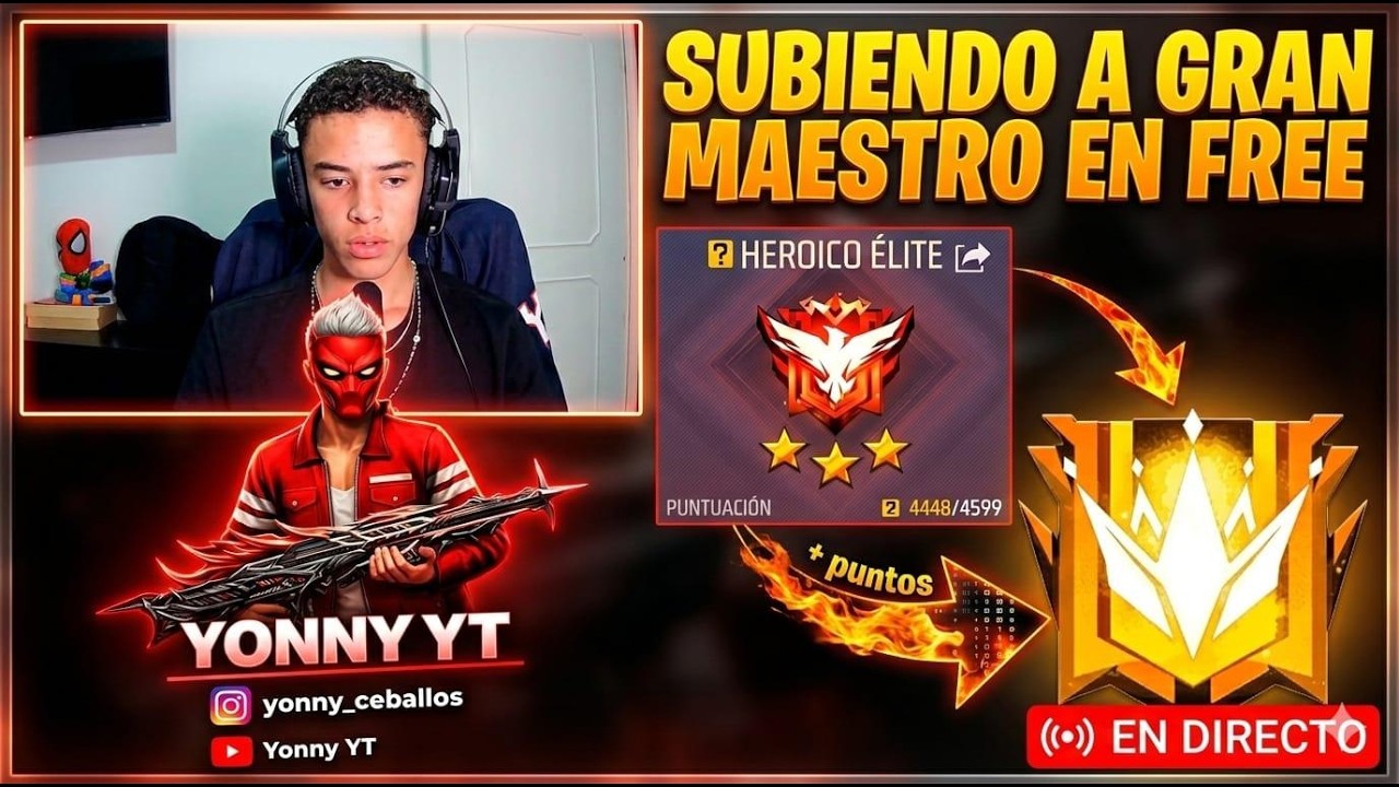 VAMOS A TERMINAR CON ESTA MIS3RIA HOY EN FREE FIRE | YONNY YT