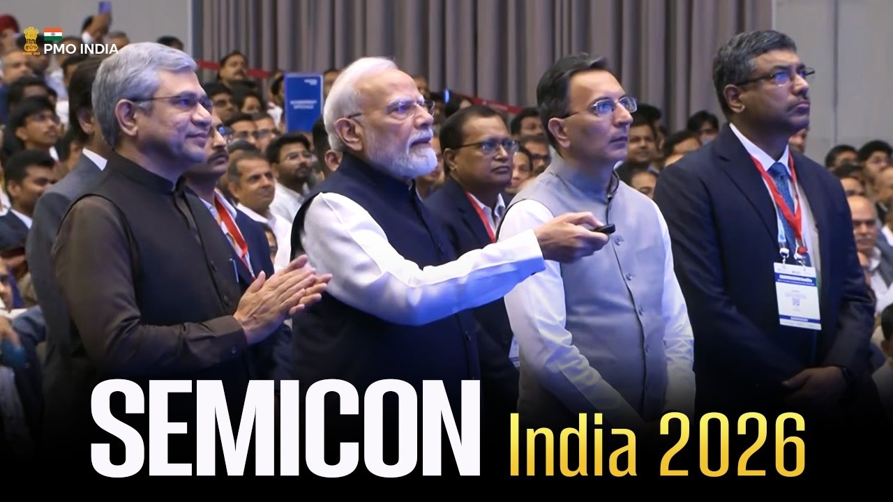 PM Modi inaugurates SEMICON India 2026 at Yashobhoomi, New Delhi