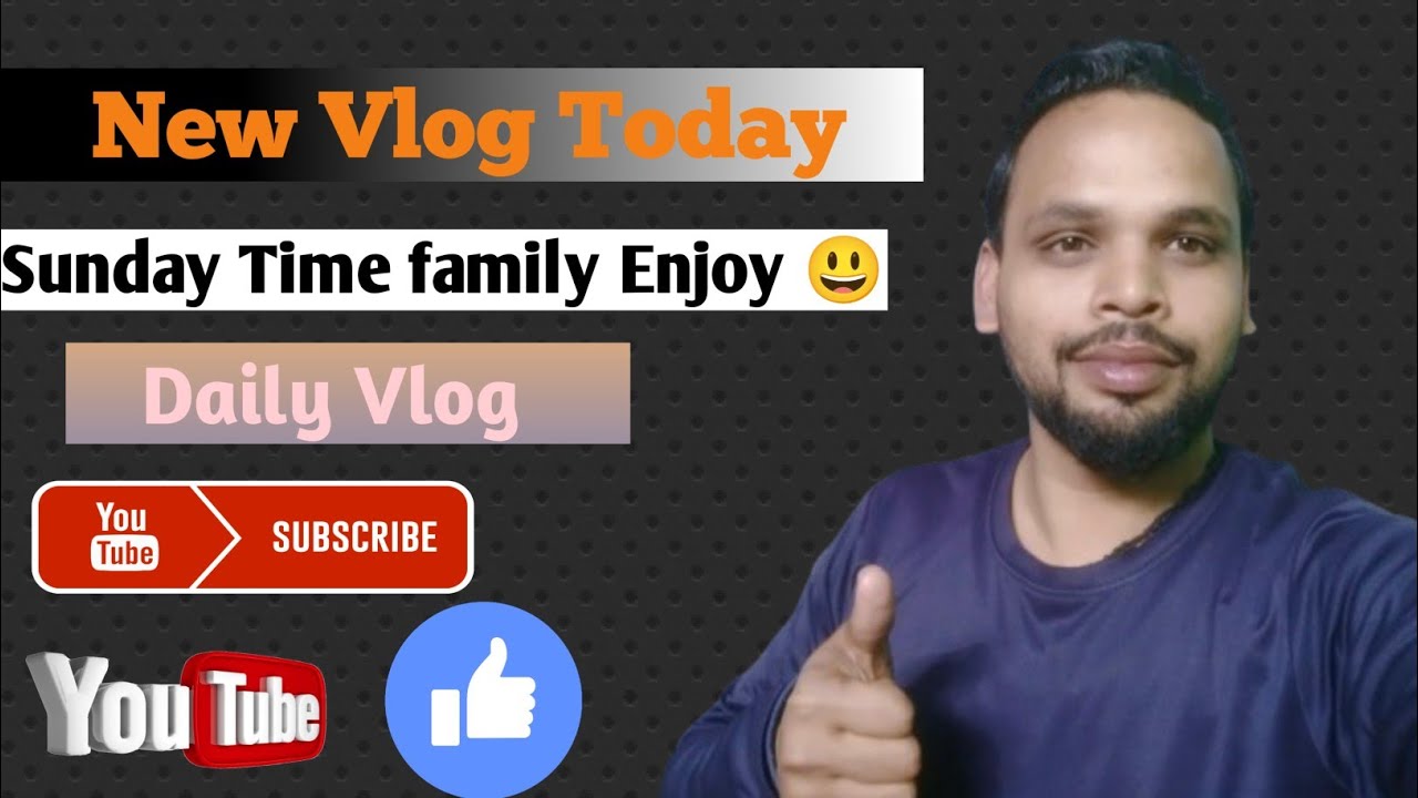 Sunday enjoy time my family 😀