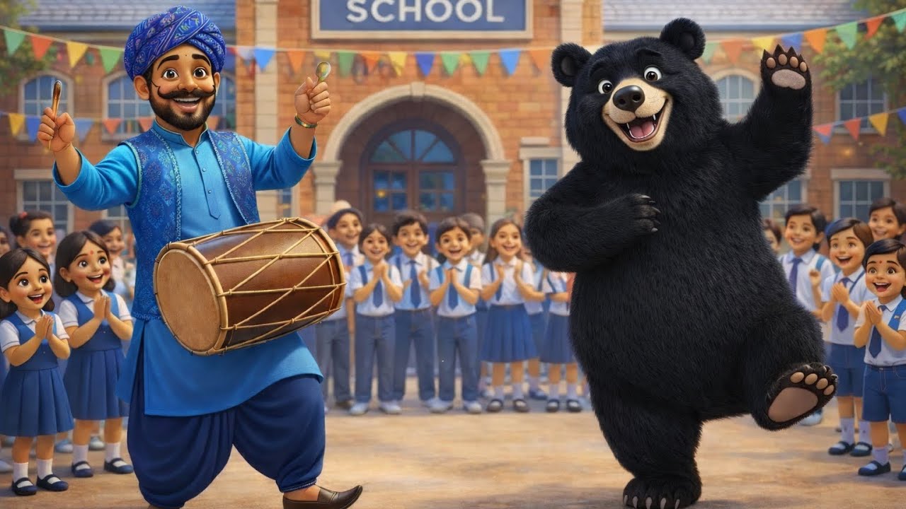 कालू मदारी आया 🐻🎪 | Kalu Madari Aaya | Hindi Kids Rhymes | Hindi Songs | Kalloo Rhymes