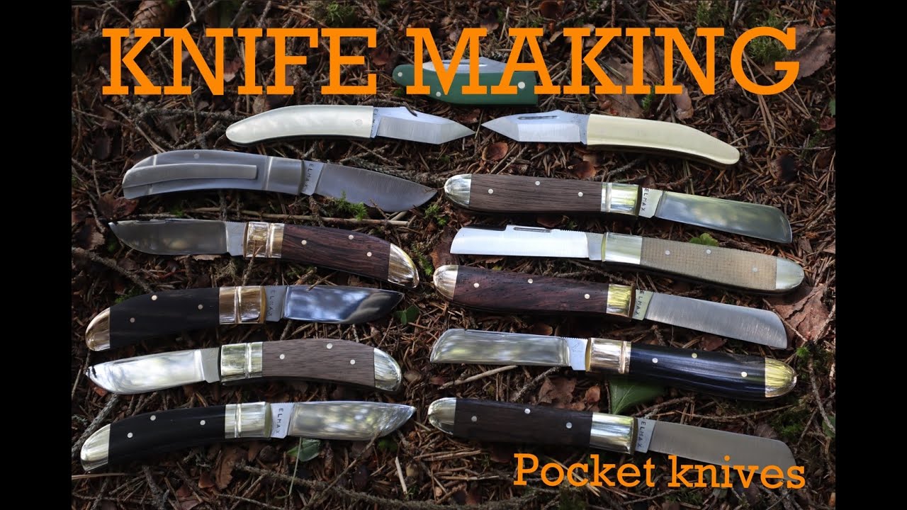Knife making - A batch of pocket knives
