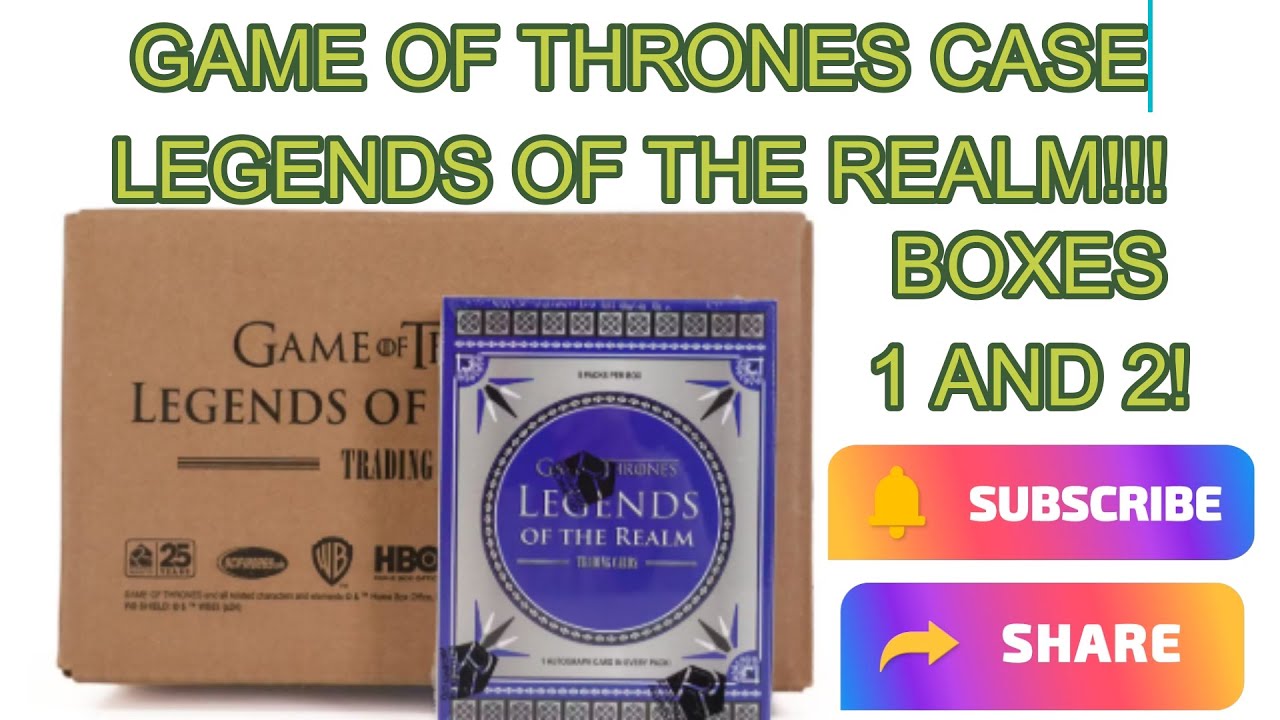 🚨GAME OF THRONES, LEGENDS OF THE REALM!🚨 THE CASE WE HAVE ALL BEEN WAITING FOR!!! #GOT #tradingcards