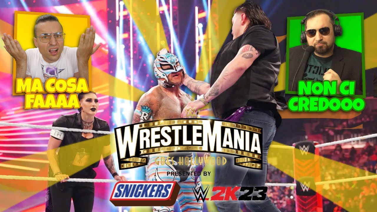COMMENTO WRESTLEMANIA 2023 🤩 REY MYSTERIO vs DOMINIK MYSTERIO w/ @Michele Posa